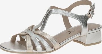 CAPRICE Sandale in Silber: Vorderseite
