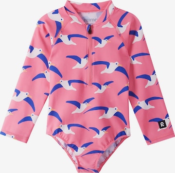Reima Swimsuit 'Pihlis' in Pink: front