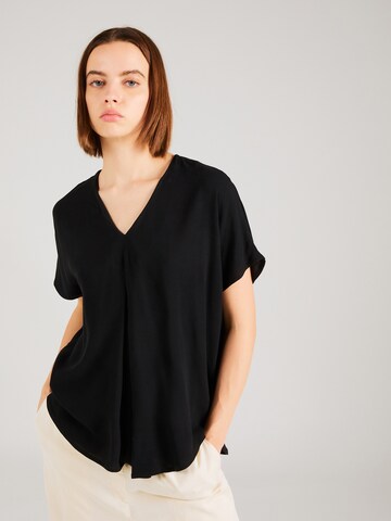 Camicia da donna 'NURIKKA' di NÜMPH in nero: frontale