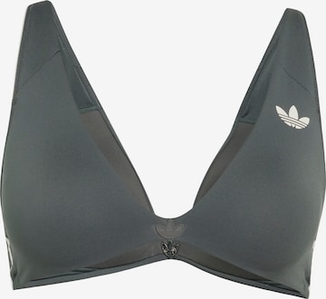 ADIDAS PERFORMANCE Спортивный бюстгальтер в Серый: спереди