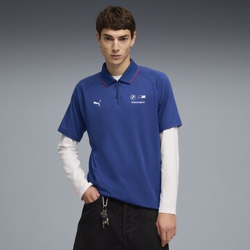 PUMA Functioneel shirt 'PUMA x BMW M MOTORSPORT' in Blauw: voorkant