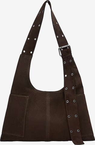 Sac bandoulière Pull&Bear en marron : devant