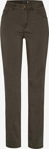 TONI Regular Pants in Green: front