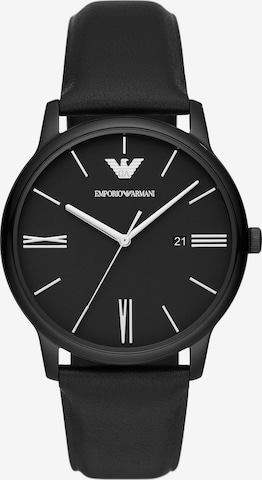 Emporio Armani Uhr in Schwarz: predná strana