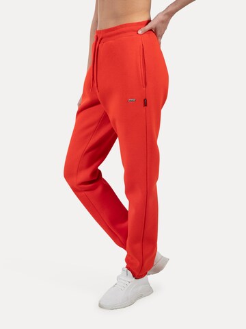 Effilé Pantalon Smilodox en orange