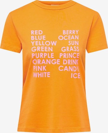 JDY T-shirt 'HANSON' i orange: framsida