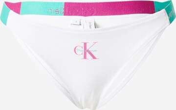 balta Calvin Klein Swimwear Bikinio kelnaitės 'CHEEKY': priekis