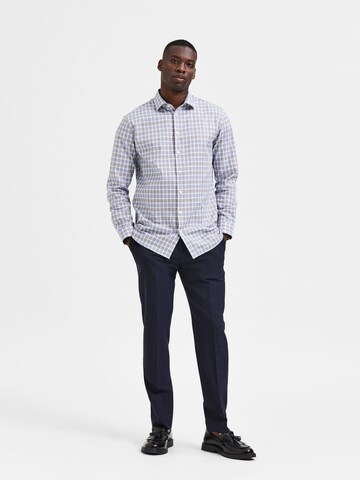 SELECTED HOMME Regular fit Overhemd in Bruin