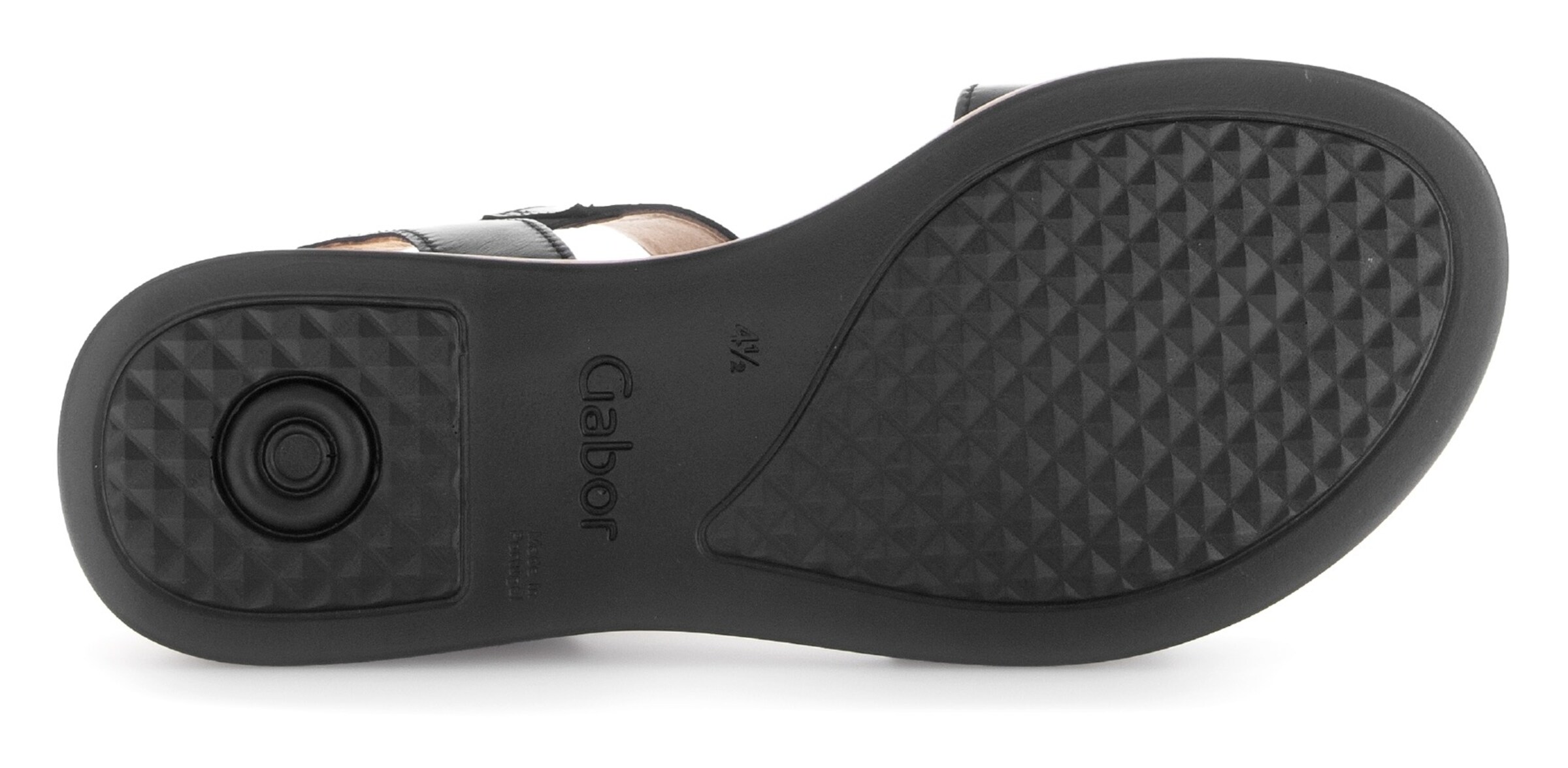 GABOR Strap sandal in Black