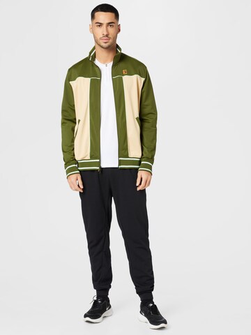 NIKE Athletic Jacket in Green