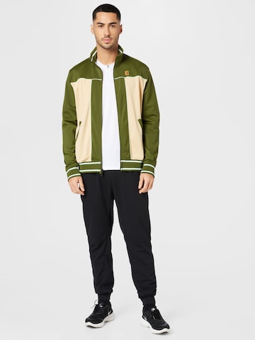 NIKE Športna jakna | zelena barva