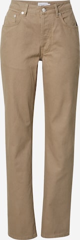 NA-KD Regular Jeans 'Josefine' in Beige: front