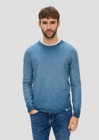 s.Oliver Sweater in Blue: front