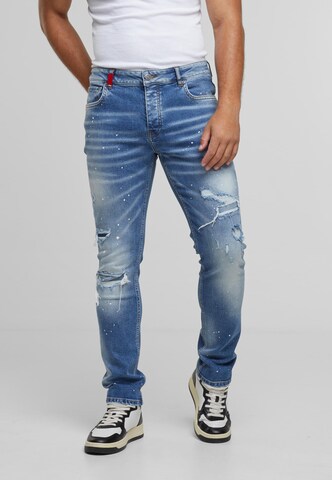 2Y Premium Slimfit Jeans 'Victor' in Blauw
