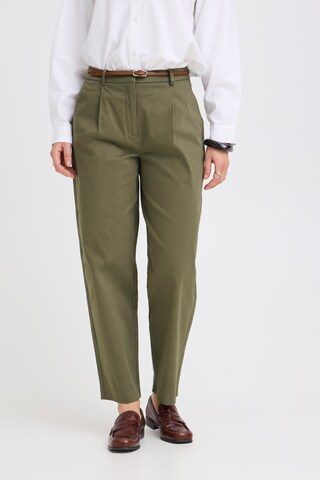 b.young Regular Broek 'BYDays' in Groen: voorkant