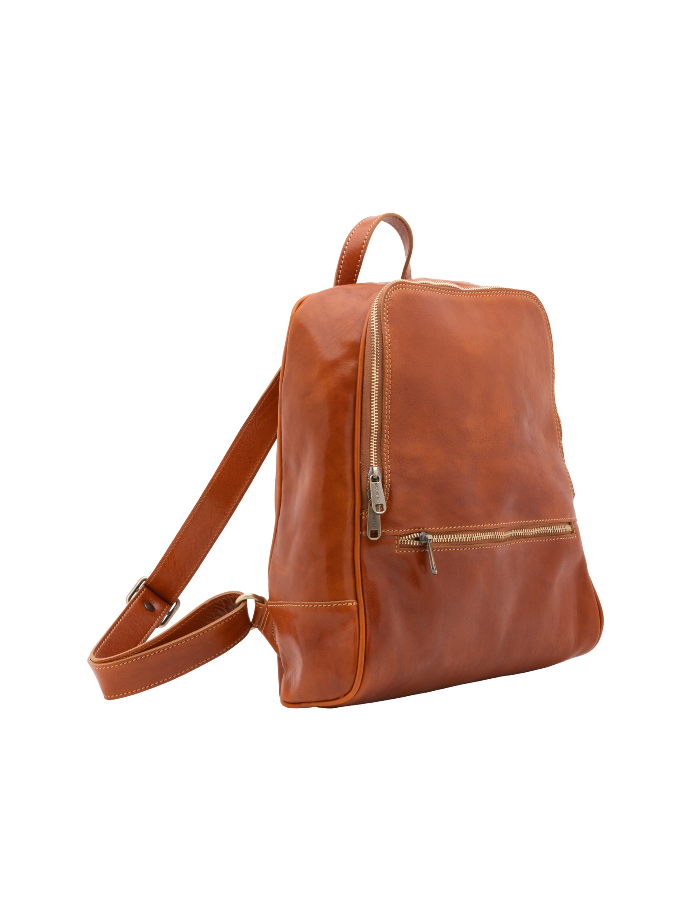Borsa a spalla 'Zaino Silvanae Vera Pelle - Donna Chiusura Zip Tracolla Regolabile' di I Fratelli in beige