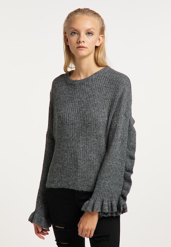 myMo ROCKS Pullover in Grau: predná strana