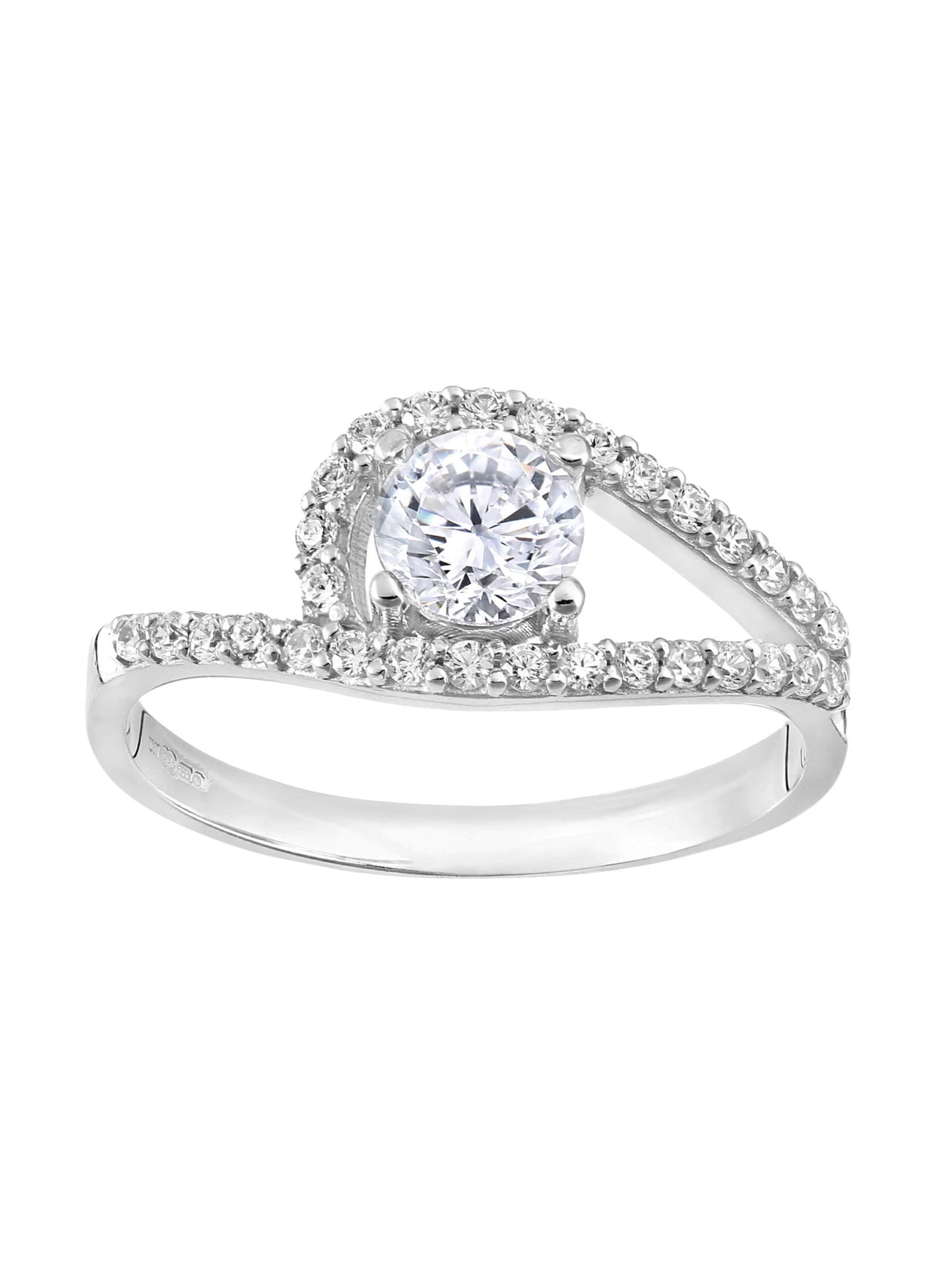 DIAMANT LETERNEL Ring in Silver: front