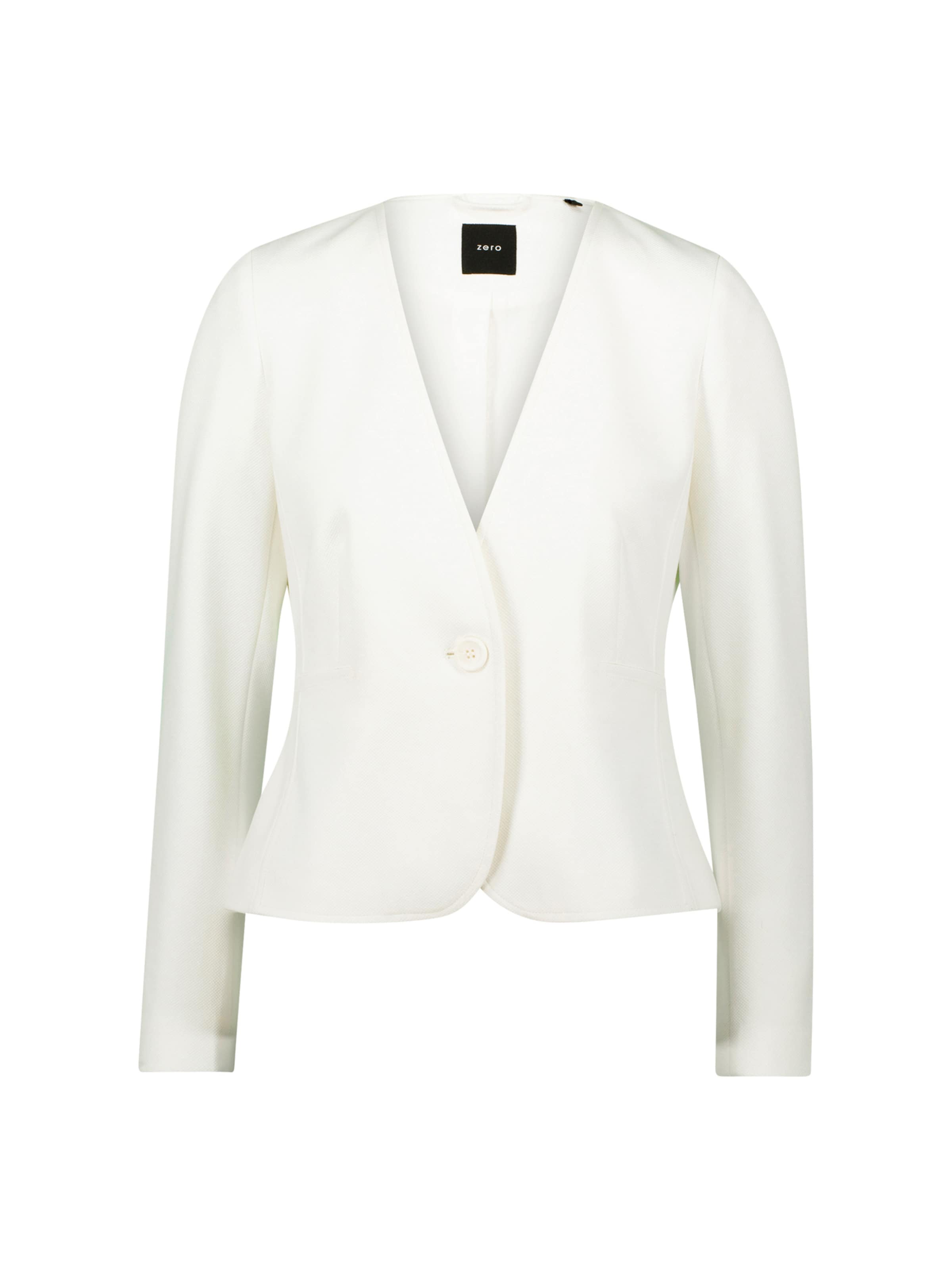 zero Blazer in Weiß: Vorderseite