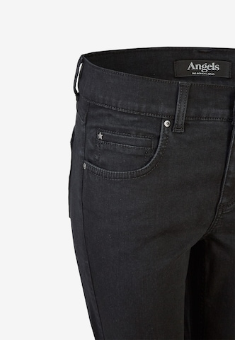 Angels Slimfit Straight-Leg Jeans in Schwarz