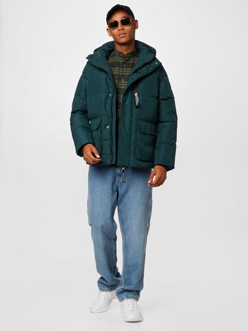 TOM TAILOR Between-Season Jacket in Green