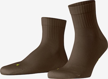 FALKE Füßlinge 'Run Rib' in Braun: Vorderseite