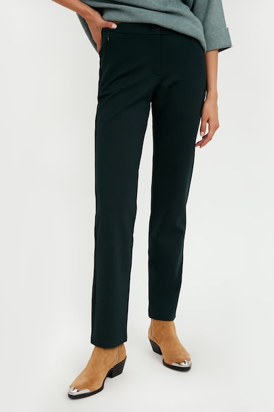Finn Flare Jerseyhose in dunkelgrün, Modelansicht