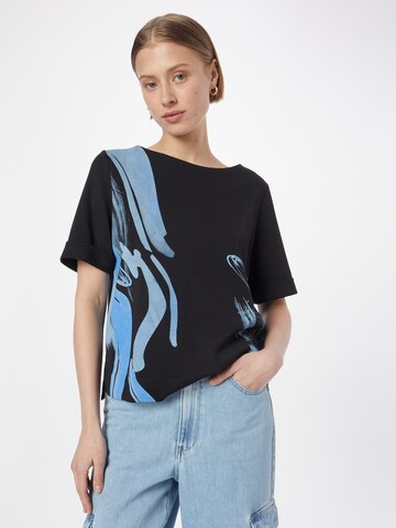 TAIFUN Shirt in Schwarz: Vorderseite