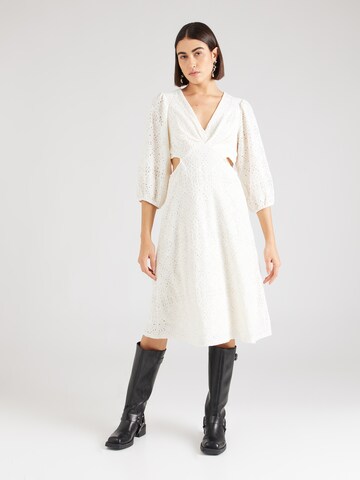 Robe 'FEODORA' OBJECT en blanc : devant