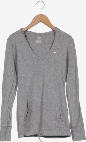 NIKE Sweatshirt & Zip-Up Hoodie in XXS in Grey: front