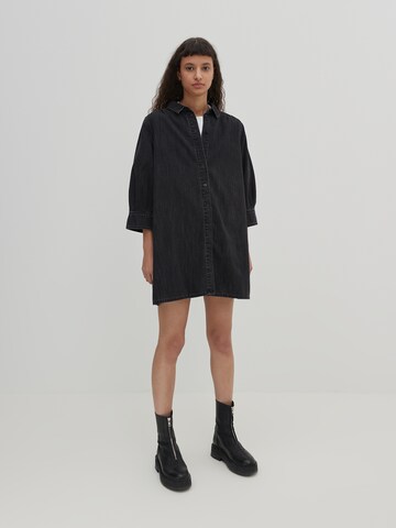 EDITED Shirt Dress 'Siena' in Black