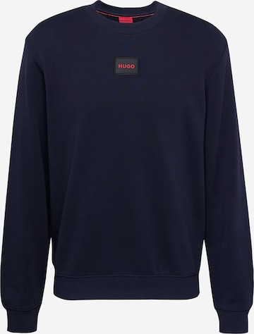 HUGO Red Sweatshirt 'Diragol' in Blau: predná strana