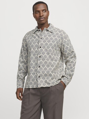 JACK & JONES Comfort Fit Skjorte i hvid: forside