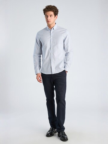 Coupe regular Chemise Lindbergh en bleu