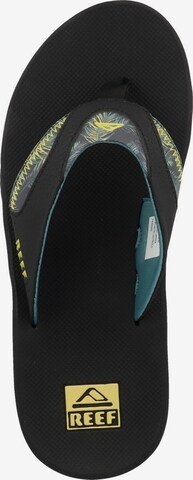 REEF Beach & Pool Shoes 'Fanning' in Black