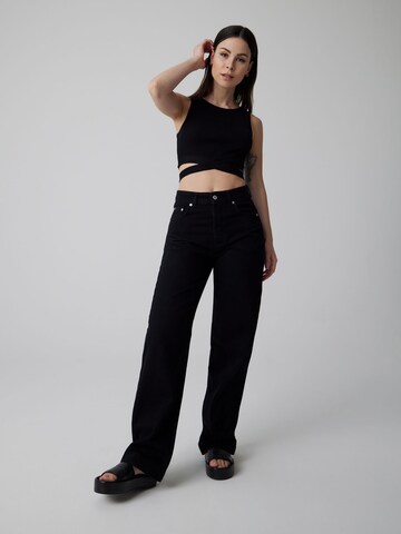 A LOT LESS Regular Jeans 'Jessie' in Black