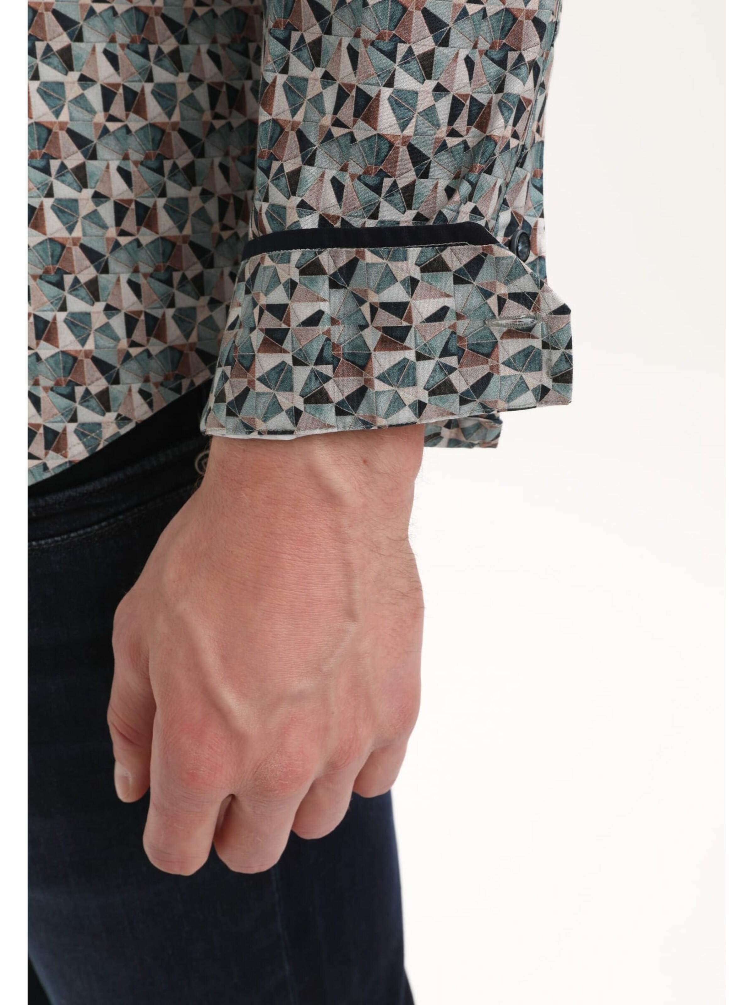 Gabbiano Comfort fit Overhemd in Groen