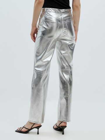 EDITED Regular Trousers 'Oona' in Silver