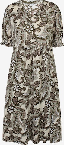 ze-ze Kjole 'Doma 024' i grøn: forside