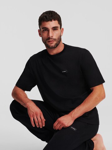 Karl Lagerfeld - Camiseta térmica en negro
