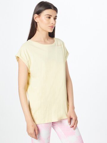 Maglietta di Urban Classics in giallo: frontale