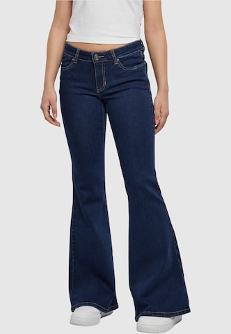 Urban Classics Flared Jeans in Blue: front