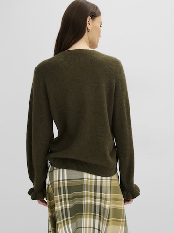 bonprix Gebreid vest in Groen