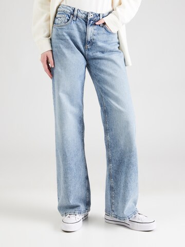 Wide leg Jeans 'Catie' di QS in blu: frontale
