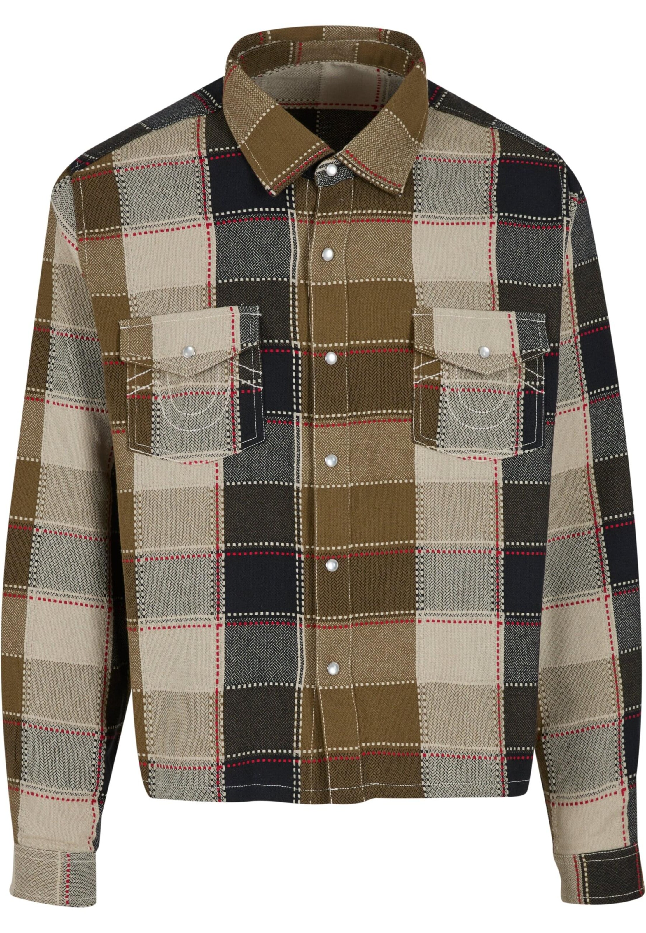 True Religion Klasický střih Košile – hnědá: přední strana