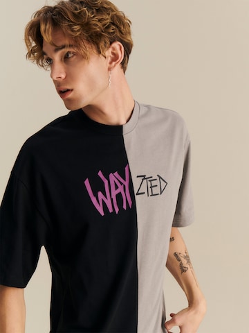 About You x Nils Kuesel T-shirt 'Willi' i grå: framsida