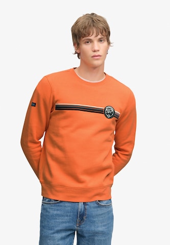 Sweat-shirt Superdry & Co en orange : devant