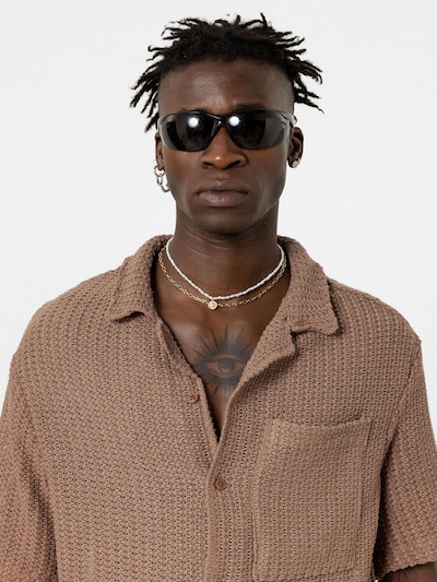 VAMOS CLO Button Up Shirt in Brown, Item view