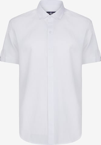 Jimmy SandersRegular Fit Košulja - bijela boja: prednji dio