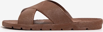 Brasileras Sandals 'Loopz' in Brown: front